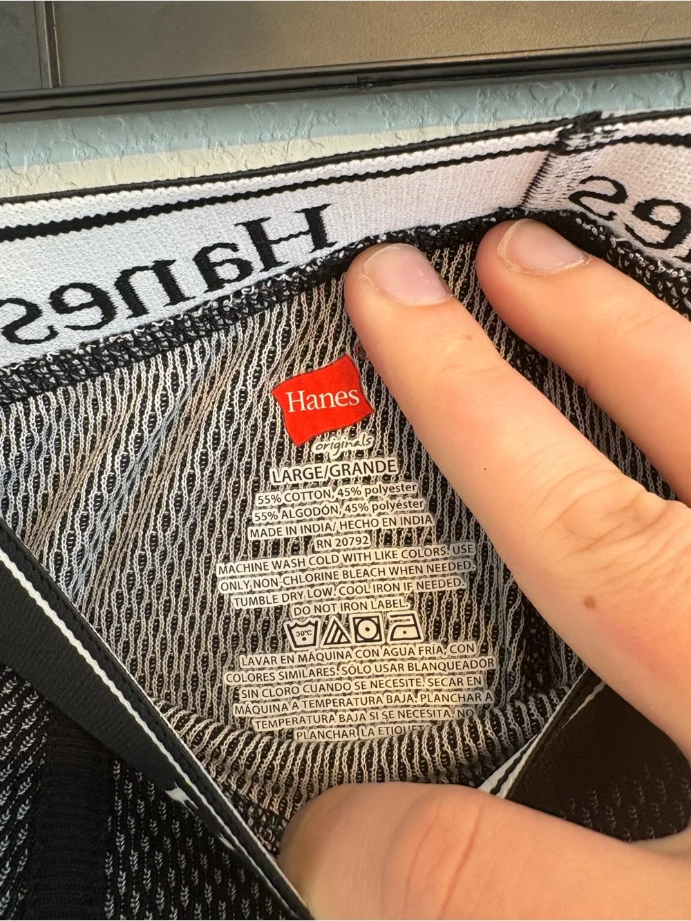 Hanes originals thermal